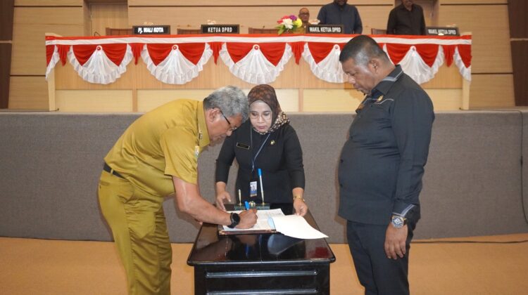 Pemkot Kendari Tandatangani Nota Kesepakatan Rancangan Awal RPJPD Tahun 2025-2045