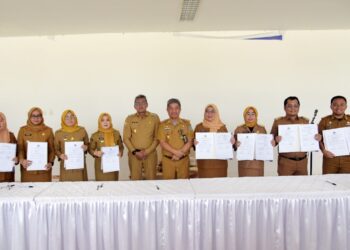 Kepala OPD Pemkot Kendari Tandatangani Perjanjian Kinerja Tahun 2024