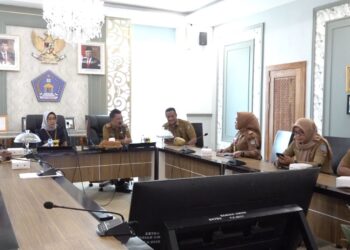 Dipimpin Asisten II, TPID Kota Kendari Ikut Rapat Koordinasi Bersama Mendagri