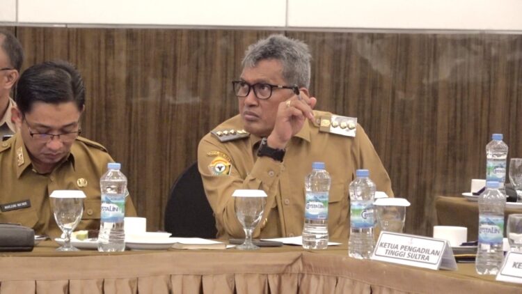 Pj Wali Kota Kendari Hadiri Rakor Persiapan Penyelenggaran Pemilu 2024
