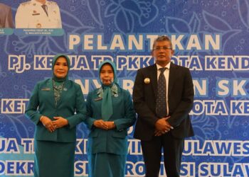 Pj Ketua TP PKK Kota Kendari Resmi Dilantik, Ini Pesan Pj Wali Kota