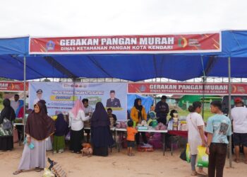 Kendalikan Inflasi, Dinas Ketapang Kota Kendari Gelar Gerakan Pangan Murah 