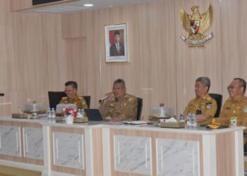 Pj. Wali Kota Pimpin Rapat Koordinasi Lingkup Pemkot Kendari