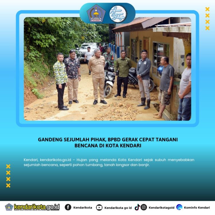 Gandeng Sejumlah Pihak, BPBD Gerak Cepat Tangani Bencana di Kota Kendari