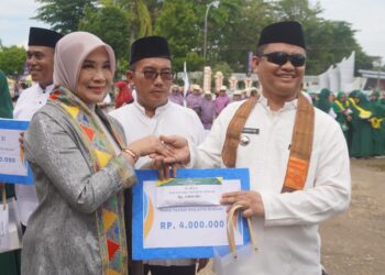 Kecamatan Wua-wua Juara Pertama Devile Khafilah MTQ Kota Kendari
