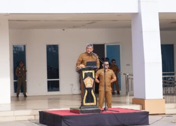 Pimpin Apel Gabungan, Pj Wali Kota Mengaku Akan Fokus Bangun Kendari dan Tangani Inflasi