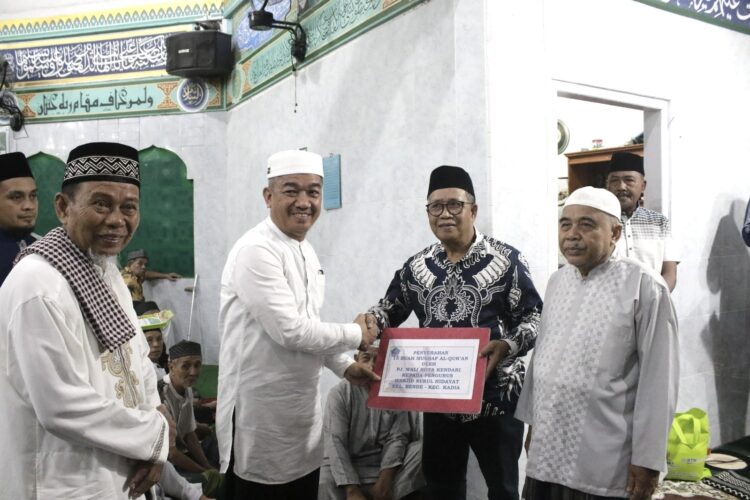 Safari Ramadan, Sekda Kota Kendari Kunjungi Masjid Nurul Hidayat