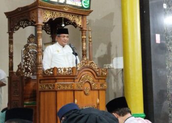 Safari Ramadhan di Masjid Al Muhajirin, Pj Wali Kota Kendari Sampaikan Pesan Sabar