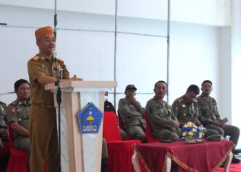 Sekda Kota Kendari Berikan Arahan Kepada Anggota Satpol PP Kota Kendari