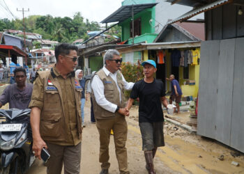 Pj Wali Kota Ajak BNPB RI tinjau Lokasi Banjir di Kota Kendari