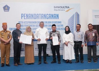 Pemkot Kendari Bersama Bank Sultra Tandatangani MoU dan PKS