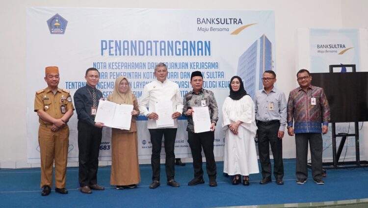 Pemkot Kendari Bersama Bank Sultra Tandatangani MoU dan PKS