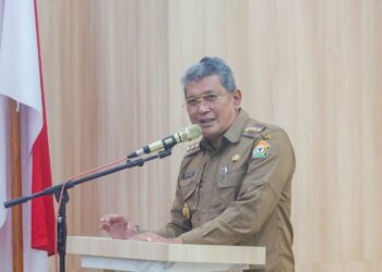 Pj Wali Kota Kendari Buka Sosialisasi Anti Korupsi bagi Para Kepala Sekolah