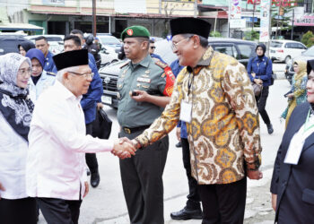 Pantau Penanganan Stunting di Kota Kendari, Wapres RI Didampingi Pj Wali Kota Kunjungi Puskesmas Lepo-lepo