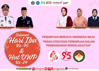 LIVE: PERINGATAN HARI IBU KE-95 DAN HUT DWP KE-24 – KOTA KENDARI