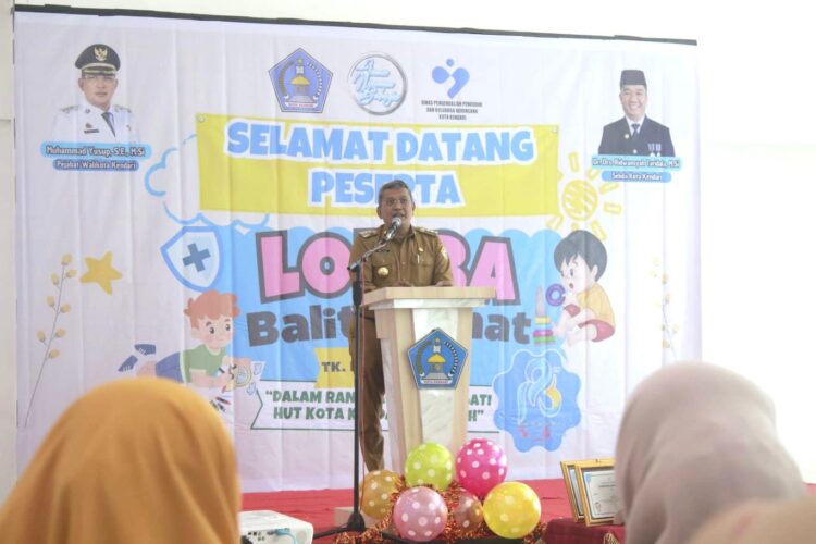 Pj Wali Kota Kendari Buka Lomba Balita Sehat