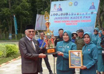 Kota Kendari Juara Umum Jambore PKK Tingkat Provinsi
