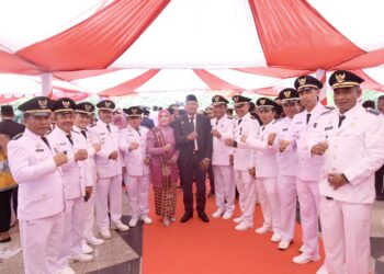 Pj Wali Kota Kendari Ikut Upacara Peringatan HUT Sulawesi Tenggara