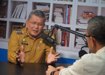 Jadi Narasumber Podcast, Pj Wali Kota Beberkan Perayaan HUT Kota Kendari