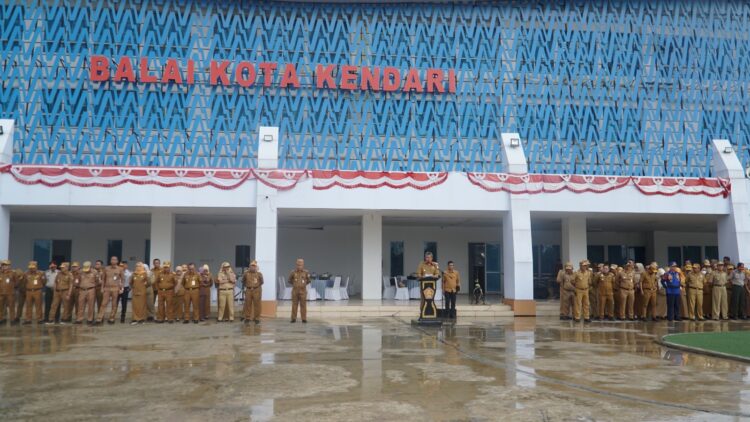Pasca Libur Lebaran, Pemkot Kendari Kembali Gelar Apel Gabungan