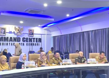 Asisten II dan TPID Kota Kendari Ikuti Rapat Koordinasi Pengendalian Inflasi Bersama Mendagri