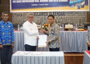 Balai Wilayah Sungai Serahkan Prasarana Mata Bondu pada PDAM