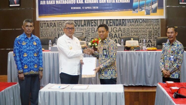 Balai Wilayah Sungai Serahkan Prasarana Mata Bondu pada PDAM