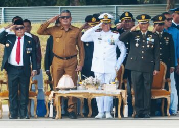Pj Wali Kota Kendari Hadiri Peringatan HUT TNI ke-78 Tahun 2024