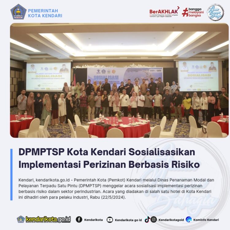 DPMPTSP Kota Kendari Sosialisasikan Implementasi Perizinan Berbasis Risiko