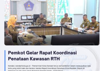 Pemkot Gelar Rapat Koordinasi Penataan Kawasan RTH