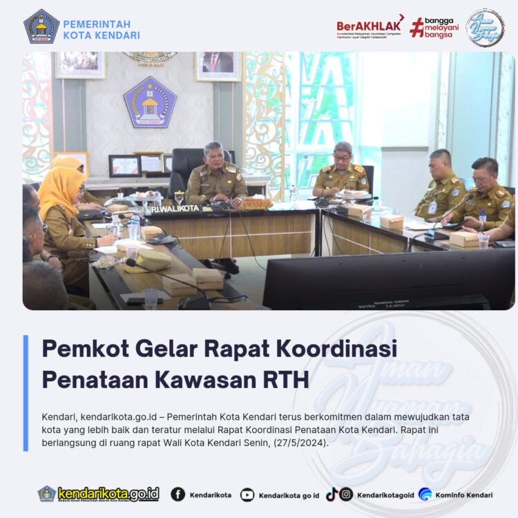 Pemkot Gelar Rapat Koordinasi Penataan Kawasan RTH