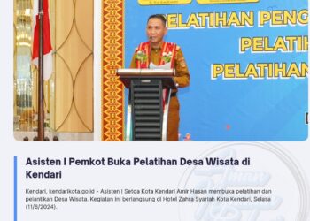 Asisten I Pemkot Buka Pelatihan Desa Wisata di Kendari