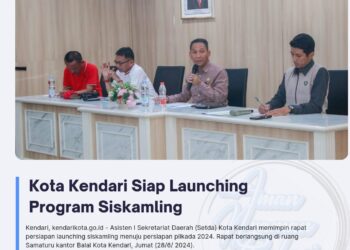 Kota Kendari Siap Launching Program Siskamling