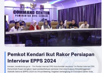 Pemkot Kendari Ikut Rakor Persiapan Interview EPPS 2024