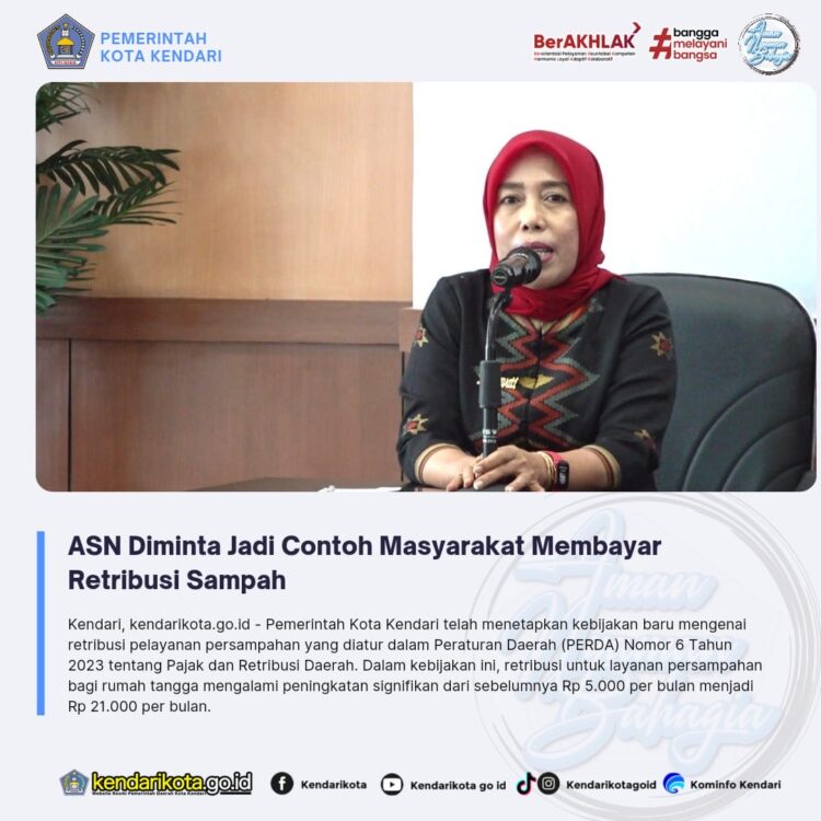 ASN Diminta Jadi Contoh Masyarakat Membayar Retribusi Sampah