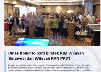 Dinas Kominfo Ikuti Bimtek KIM Wilayah Sulawesi dan Wilayah RAN PPDT