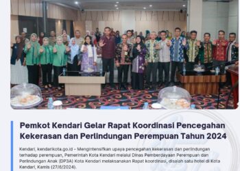 Pemkot Kendari Gelar Rapat Koordinasi Pencegahan Kekerasan dan Perlindungan Perempuan Tahun 2024
