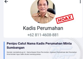 Penipu Catut Nama Kadis Perumahan Minta Sumbangan