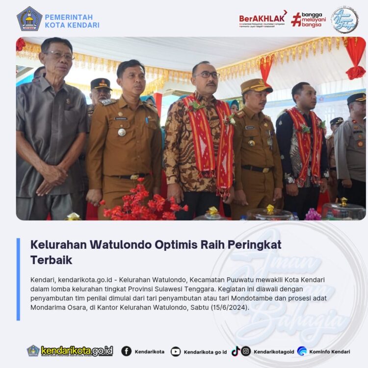 Kelurahan Watulondo Optimis Raih Peringkat Terbaik