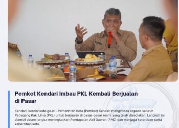 Pemkot Kendari Imbau PKL Kembali Berjualan di Pasar