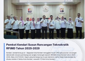 Pemkot Kendari Susun Rancangan Teknokratik RPJMD Tahun 2025-2029