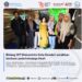 Bidang IKP Diskominfo Kota Kendari serahkan bantuan pada keluarga Asuh