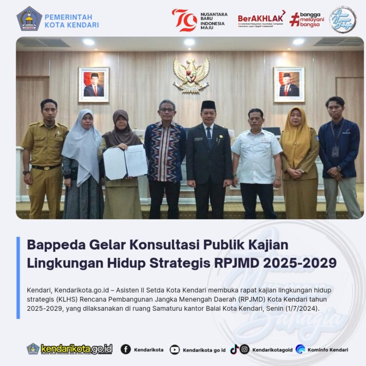 Bappeda Gelar Konsultasi Publik Kajian Lingkungan Hidup Strategis RPJMD 2025-2029