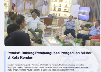 Pemkot Dukung Pembangunan Pengadilan Militer di Kota Kendari
