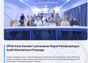 DP3A Kota Kendari Laksanakan Rapat Pendampingan Audit Standarisasi Puspaga