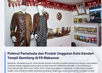 Potensi Pariwisata dan Produk Unggulan Kota Kendari Tampil Gemilang di F8 Makassar