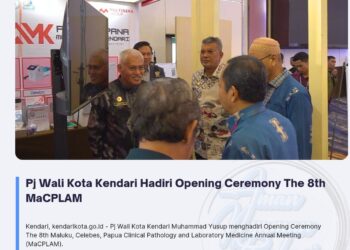 Pj Wali Kota Kendari Hadiri Opening Ceremony The 8th MaCPLAM