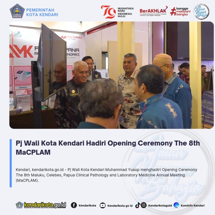 Pj Wali Kota Kendari Hadiri Opening Ceremony The 8th MaCPLAM
