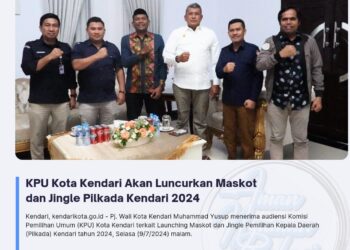 KPU Kota Kendari Akan Luncurkan Maskot dan Jingle Pilkada Kendari 2024