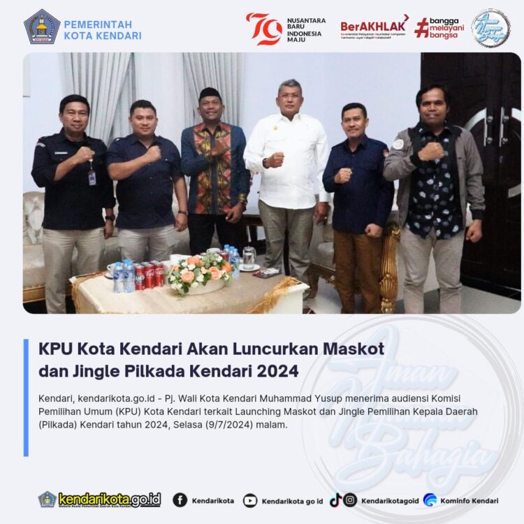 KPU Kota Kendari Akan Luncurkan Maskot dan Jingle Pilkada Kendari 2024